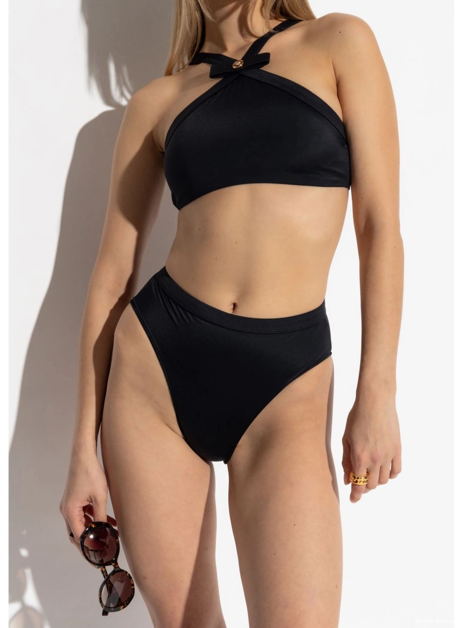 Cheap bow Versace detail bikini top Women 0814
